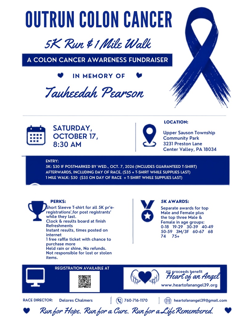 Outrun Colon Cancer 5k Run